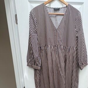 Monoprix Striped Long Sleeve Dress